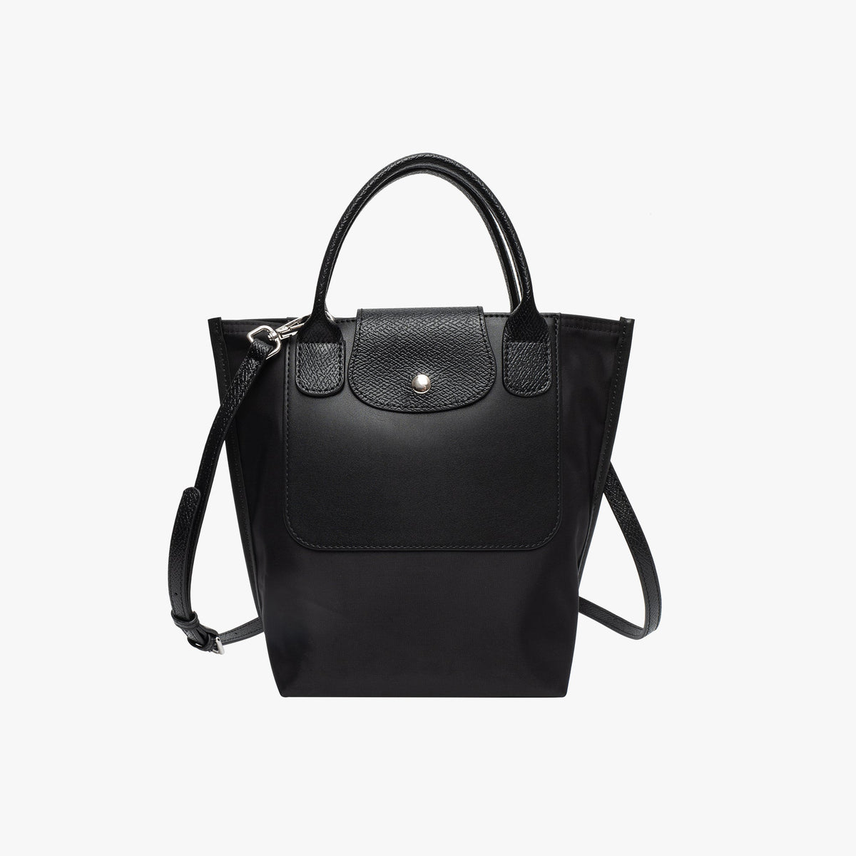 Colour Block Tote Bag with Detachable Shoulder Strap