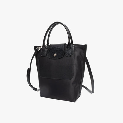 Colour Block Tote Bag with Detachable Shoulder Strap