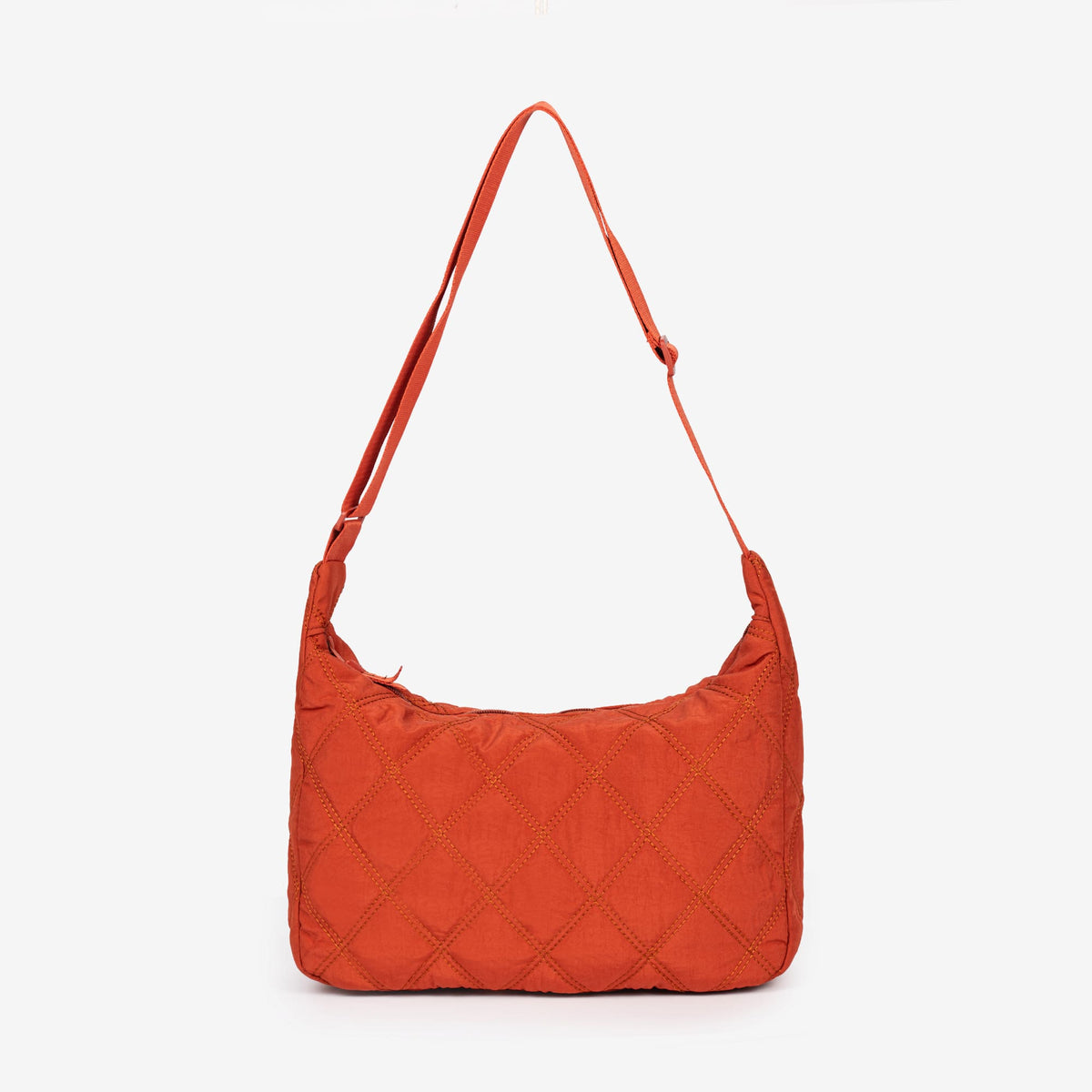 Quilted Shoulder Bag with Adjustable Strap