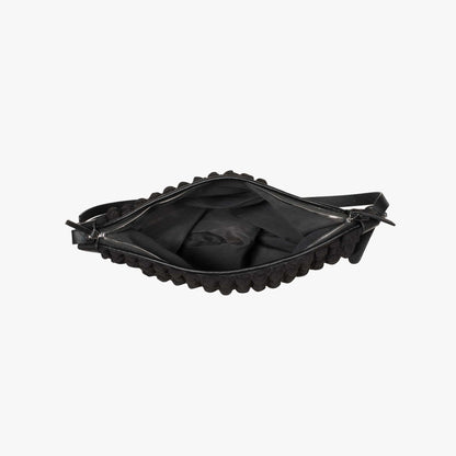Slouchy Textured Shoulder Bag with Adjustable Strap